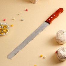 Нож для бисквита с мелкими зубцами 29 см